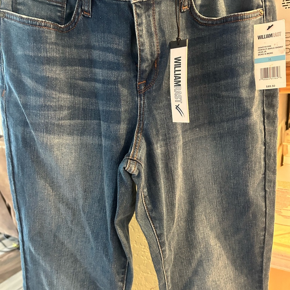 William Rast women's Slim Straight Denim Jeans